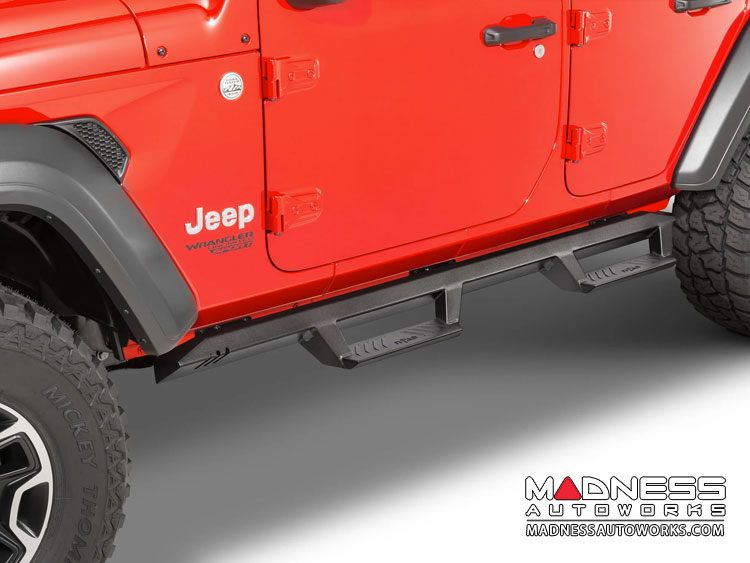 Jeep Wrangler JL Nerf Bar - EpYx Style - N-Fab - Textured Black